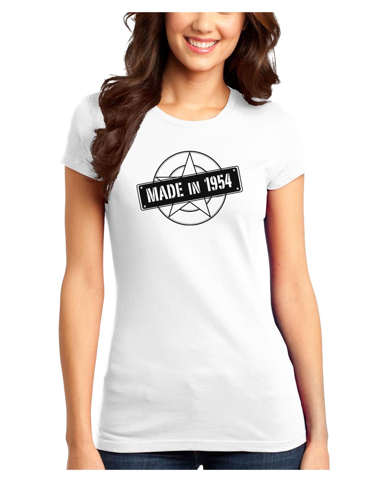 Made In Birth Year 1954 Juniors T-Shirt-Womens Juniors T-Shirt-TooLoud-White-Juniors Fitted XS-Davson Sales