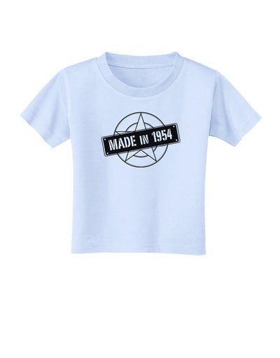 Made In Birth Year 1954 Toddler T-Shirt-Toddler T-Shirt-TooLoud-Light-Blue-2T-Davson Sales