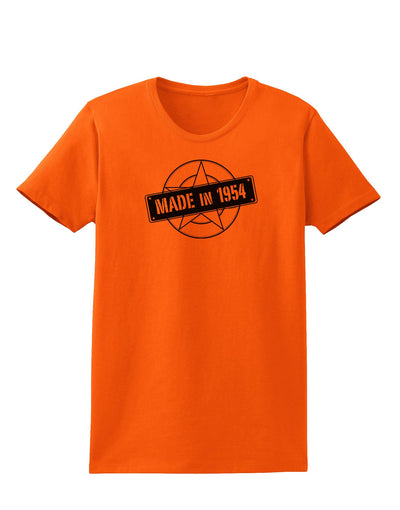 Made In Birth Year 1954 Womens T-Shirt-Womens T-Shirt-TooLoud-Orange-X-Small-Davson Sales