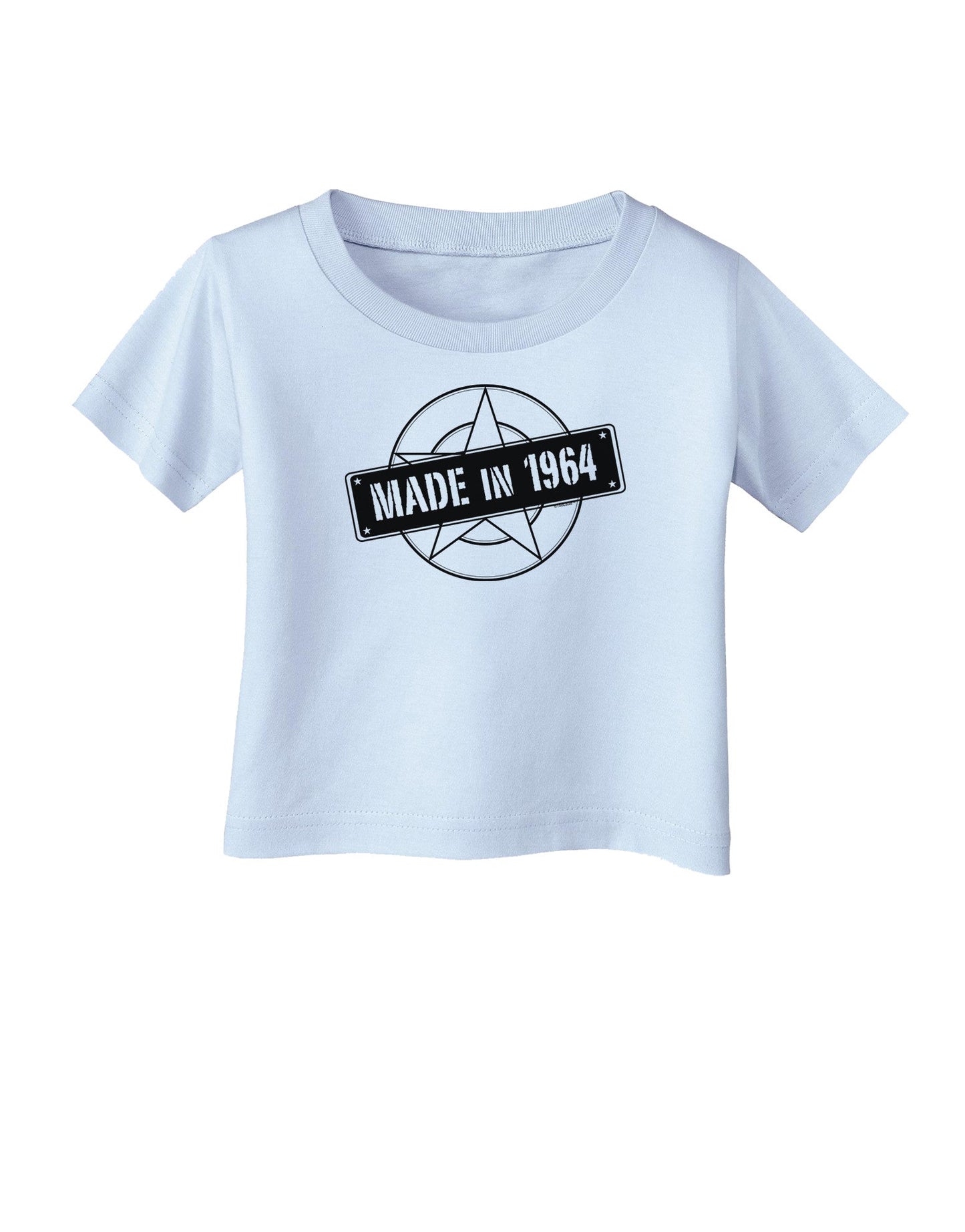 Made In Birth Year 1964 Infant T-Shirt-Infant T-Shirt-TooLoud-Light-Blue-06-Months-Davson Sales