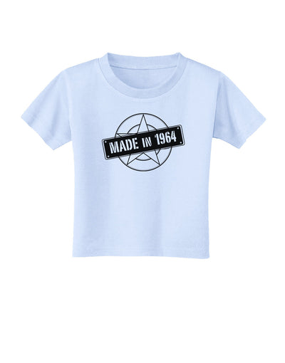 Made In Birth Year 1964 Toddler T-Shirt-Toddler T-Shirt-TooLoud-Light-Blue-2T-Davson Sales