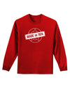 Made In Birth Year 1974 Adult Long Sleeve Dark T-Shirt-TooLoud-Red-Small-Davson Sales