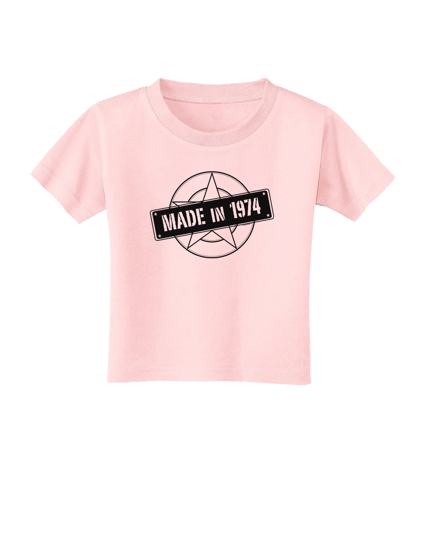 Made In Birth Year 1974 Toddler T-Shirt-Toddler T-Shirt-TooLoud-Light-Pink-2T-Davson Sales