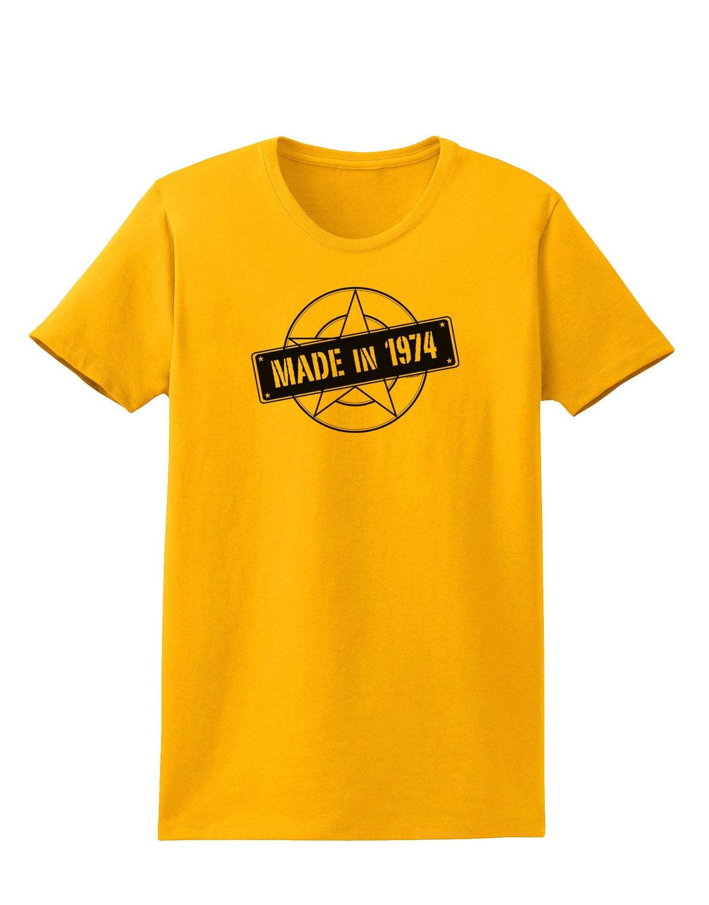 Made In Birth Year 1974 Womens T-Shirt-Womens T-Shirt-TooLoud-Gold-X-Small-Davson Sales
