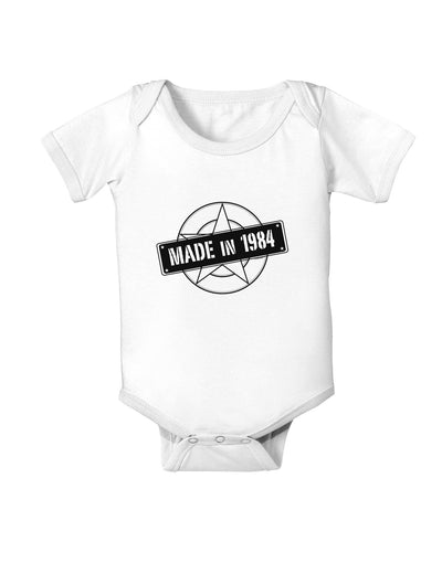 Made In Birth Year 1984 Baby Romper Bodysuit-Baby Romper-TooLoud-White-06-Months-Davson Sales