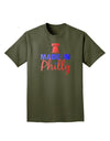 Made In Philly Adult Dark T-Shirt-Mens T-Shirt-TooLoud-Military-Green-Small-Davson Sales