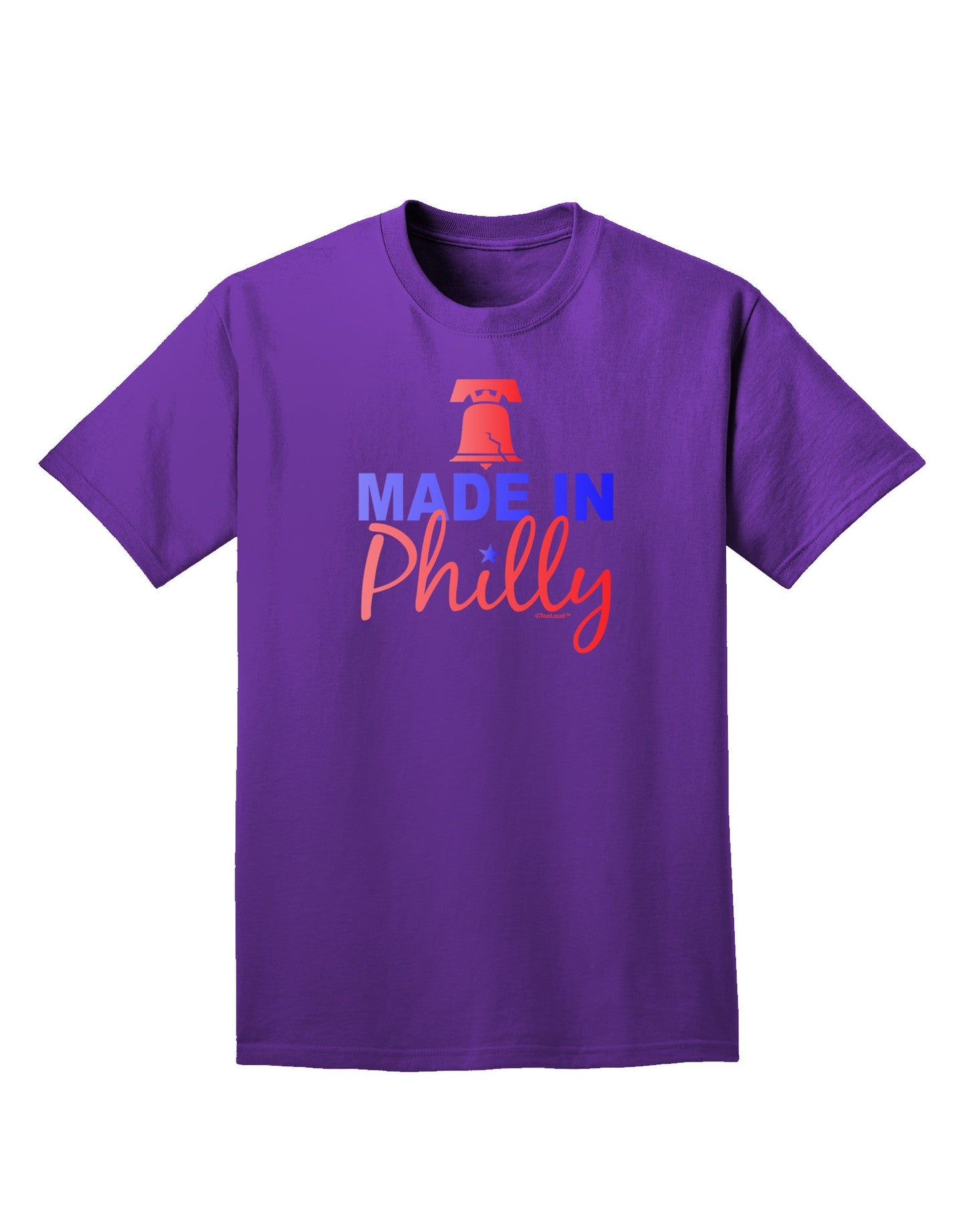 Made In Philly Adult Dark T-Shirt-Mens T-Shirt-TooLoud-Purple-Small-Davson Sales