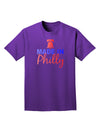 Made In Philly Adult Dark T-Shirt-Mens T-Shirt-TooLoud-Purple-Small-Davson Sales