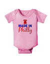 Made In Philly Baby Romper Bodysuit-Baby Romper-TooLoud-Pink-06-Months-Davson Sales