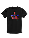 Made In Philly Childrens Dark T-Shirt-Childrens T-Shirt-TooLoud-Black-X-Small-Davson Sales