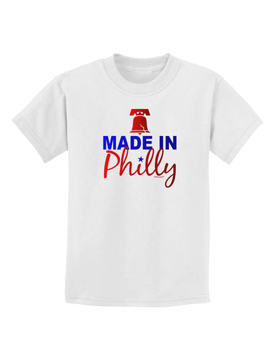 Made In Philly Childrens T-Shirt-Childrens T-Shirt-TooLoud-White-X-Small-Davson Sales