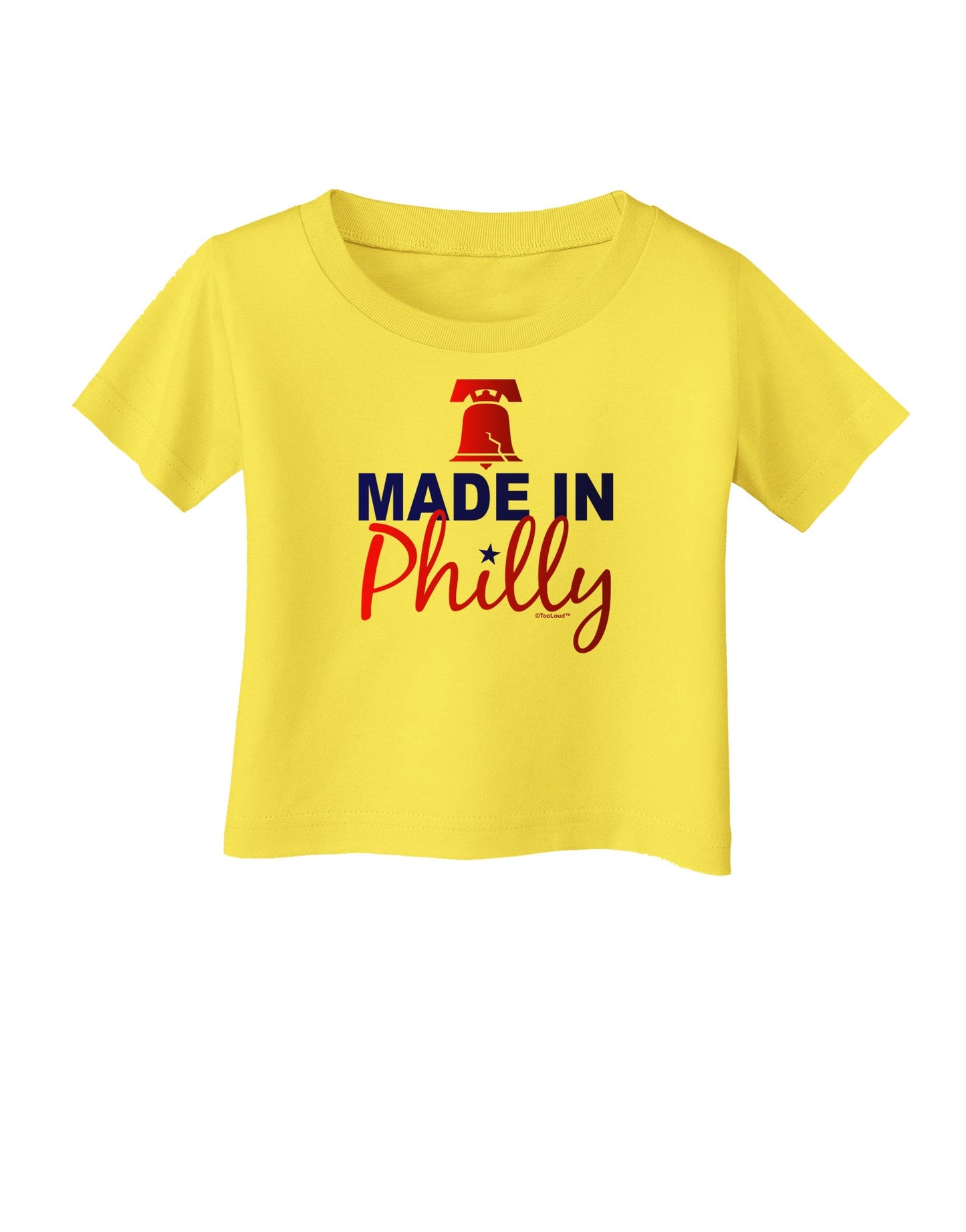 Made In Philly Infant T-Shirt-Infant T-Shirt-TooLoud-Yellow-06-Months-Davson Sales