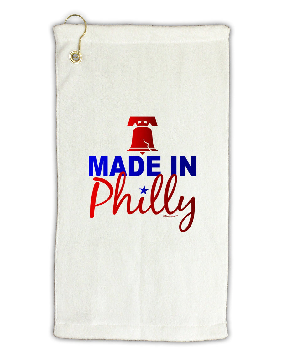 Made In Philly Micro Terry Gromet Golf Towel 16 x 25 inch-Golf Towel-TooLoud-White-Davson Sales