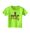 Made In Philly Toddler T-Shirt-Toddler T-Shirt-TooLoud-Lime-Green-2T-Davson Sales