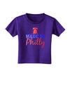 Made In Philly Toddler T-Shirt Dark-Toddler T-Shirt-TooLoud-Purple-2T-Davson Sales