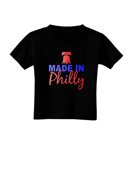 Made In Philly Toddler T-Shirt Dark-Toddler T-Shirt-TooLoud-Black-2T-Davson Sales