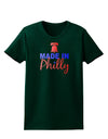 Made In Philly Womens Dark T-Shirt-TooLoud-Forest-Green-Small-Davson Sales