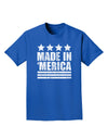 Made in Merica - Stars and Stripes Design Adult Dark T-Shirt-Mens T-Shirt-TooLoud-Royal-Blue-Small-Davson Sales