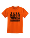 Made in Merica - Stars and Stripes Design Childrens T-Shirt-Childrens T-Shirt-TooLoud-Orange-X-Small-Davson Sales