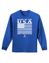 Made in the USA Don't Tread on Me Adult Long Sleeve Dark T-Shirt-TooLoud-Royal Blue-Small-Davson Sales