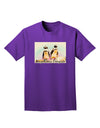 Magellanic Penguin Text Adult Dark T-Shirt-Mens T-Shirt-TooLoud-Purple-Small-Davson Sales