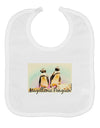 Magellanic Penguin Text Baby Bib