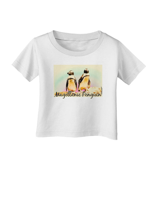 Magellanic Penguin Text Infant T-Shirt-Infant T-Shirt-TooLoud-White-06-Months-Davson Sales