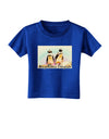 Magellanic Penguin Text Toddler T-Shirt Dark-Toddler T-Shirt-TooLoud-Royal-Blue-2T-Davson Sales