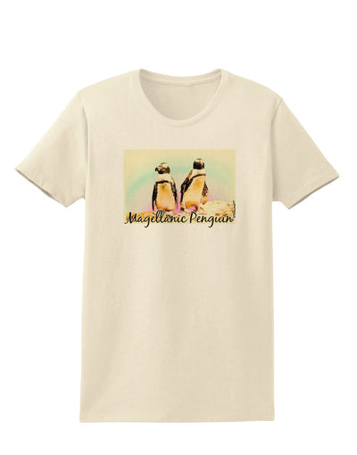 Magellanic Penguin Text Womens T-Shirt-Womens T-Shirt-TooLoud-Natural-X-Small-Davson Sales