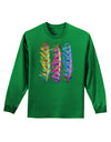 Magic Feathers Adult Long Sleeve Dark T-Shirt-TooLoud-Kelly-Green-Small-Davson Sales