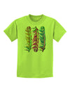 Magic Feathers Childrens T-Shirt-Childrens T-Shirt-TooLoud-Lime-Green-X-Small-Davson Sales