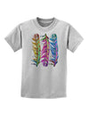 Magic Feathers Childrens T-Shirt-Childrens T-Shirt-TooLoud-AshGray-X-Small-Davson Sales