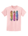 Magic Feathers Childrens T-Shirt-Childrens T-Shirt-TooLoud-PalePink-X-Small-Davson Sales