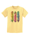 Magic Feathers Childrens T-Shirt-Childrens T-Shirt-TooLoud-Daffodil-Yellow-X-Small-Davson Sales