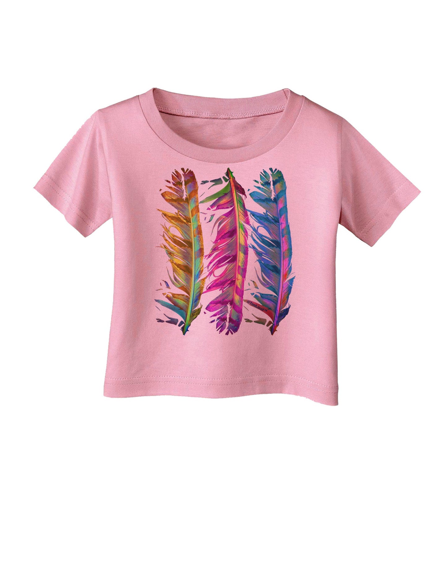 Magic Feathers Infant T-Shirt-Infant T-Shirt-TooLoud-Candy-Pink-06-Months-Davson Sales