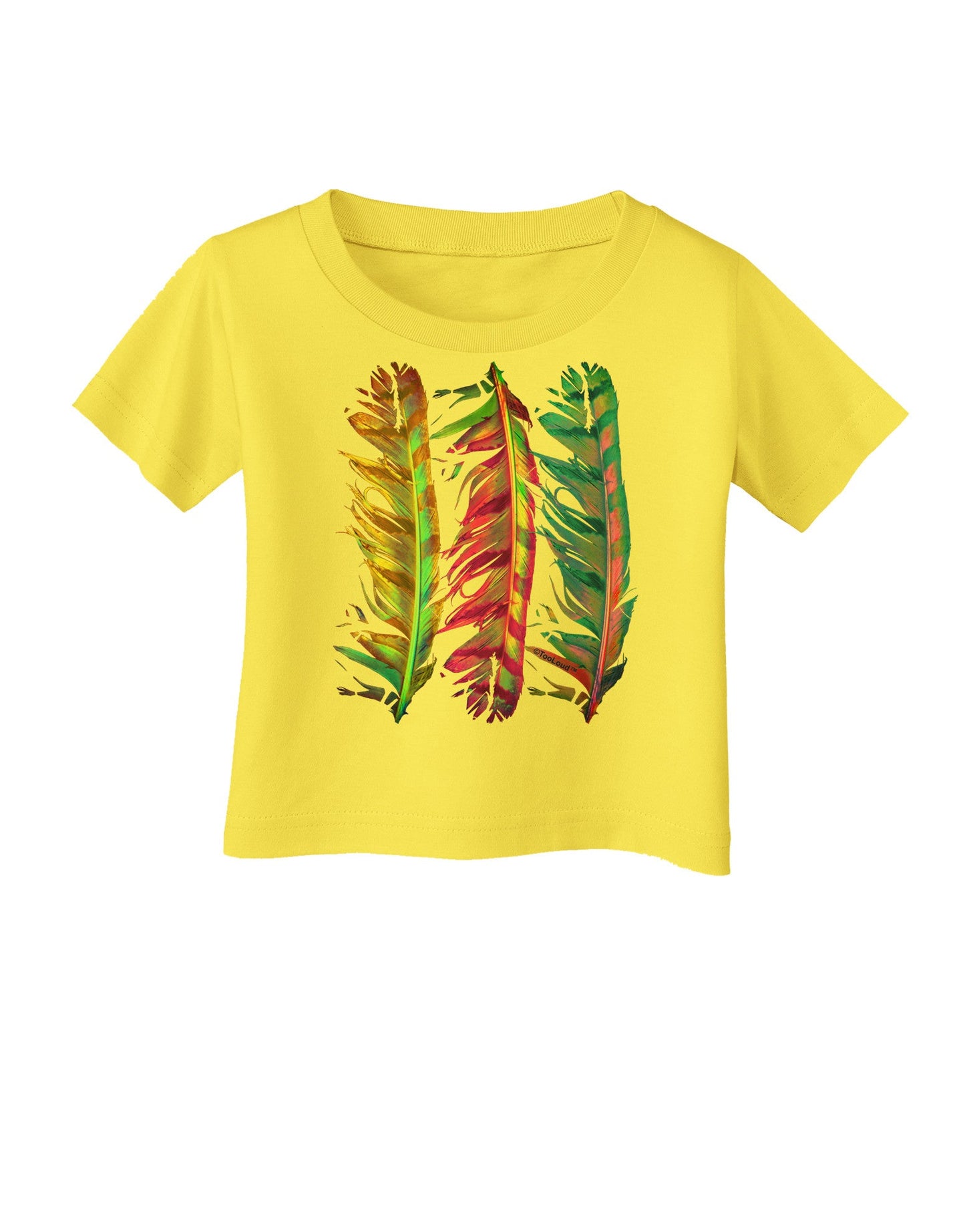 Magic Feathers Infant T-Shirt-Infant T-Shirt-TooLoud-Yellow-06-Months-Davson Sales