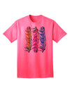 Magic Feathers Premium Adult T-Shirt - Uniquely Designed for Style and Comfort-Mens T-shirts-TooLoud-Neon-Pink-Small-Davson Sales