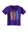 Magic Feathers Toddler T-Shirt Dark-Toddler T-Shirt-TooLoud-Purple-2T-Davson Sales