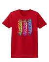 Magic Feathers Womens Dark T-Shirt-TooLoud-Red-X-Small-Davson Sales