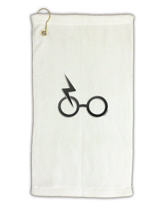 Magic Glasses Micro Terry Gromet Golf Towel 16 x 25 inch by TooLoud-Golf Towel-TooLoud-White-Davson Sales