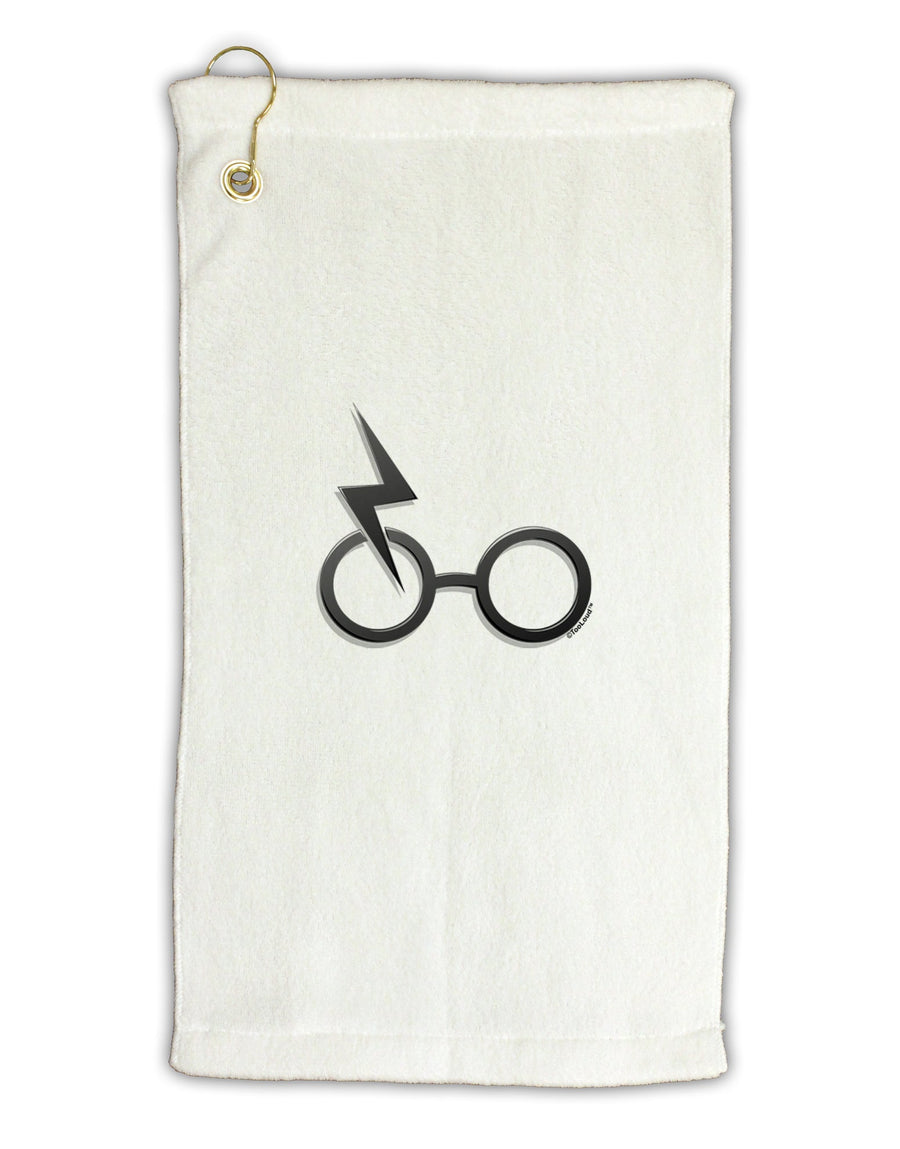 Magic Glasses Micro Terry Gromet Golf Towel 16 x 25 inch by TooLoud-Golf Towel-TooLoud-White-Davson Sales