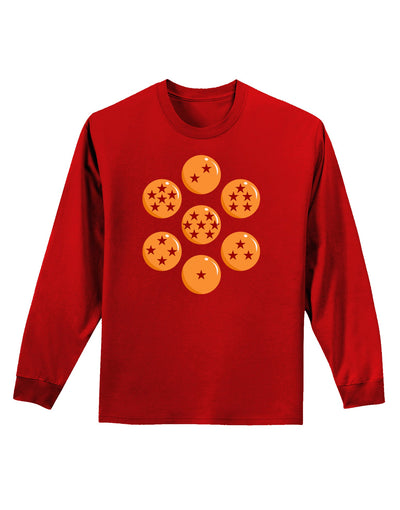 Magic Star Orbs Adult Long Sleeve Dark T-Shirt by TooLoud-TooLoud-Red-Small-Davson Sales