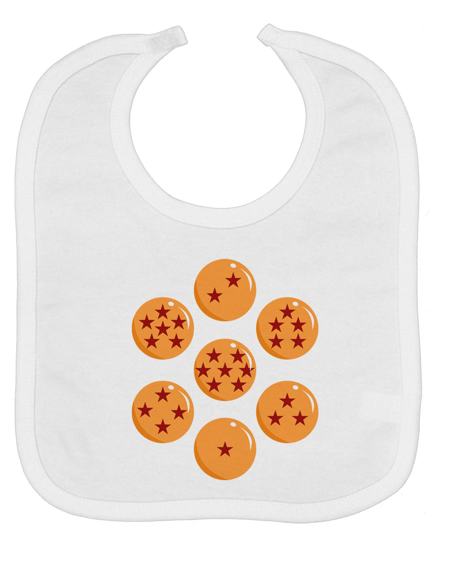 Magic Star Orbs Baby Bib by TooLoud