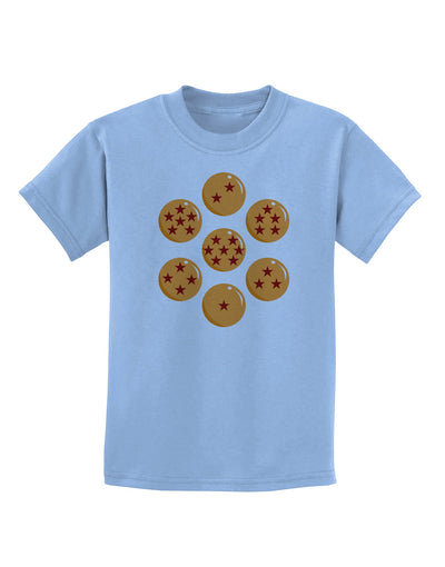 Magic Star Orbs Childrens T-Shirt by TooLoud-TooLoud-Light-Blue-X-Small-Davson Sales