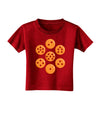 Magic Star Orbs Toddler T-Shirt Dark by TooLoud-Toddler T-Shirt-TooLoud-Red-2T-Davson Sales