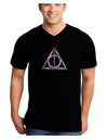 Magic Symbol Adult Dark V-Neck T-Shirt