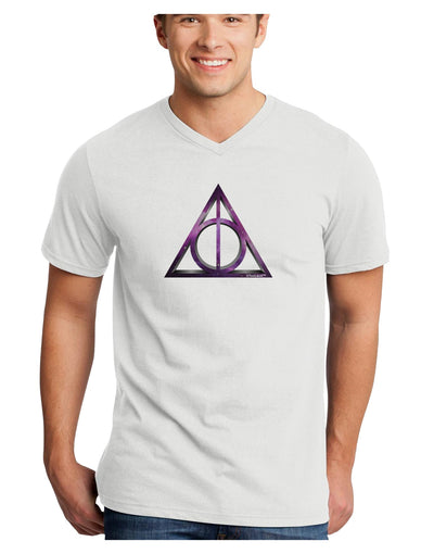 Magic Symbol Adult V-Neck T-shirt-Mens V-Neck T-Shirt-TooLoud-White-Small-Davson Sales