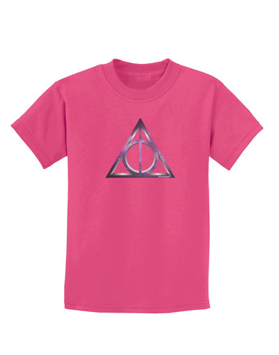 Magic Symbol Childrens Dark T-Shirt-Childrens T-Shirt-TooLoud-Sangria-X-Small-Davson Sales