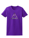 Magic Symbol Womens Dark T-Shirt-TooLoud-Purple-X-Small-Davson Sales