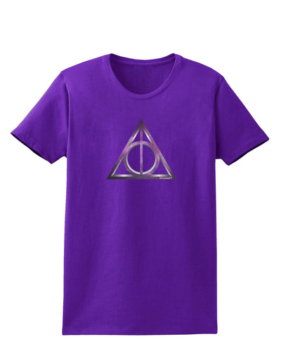 Magic Symbol Womens Dark T-Shirt-TooLoud-Purple-X-Small-Davson Sales